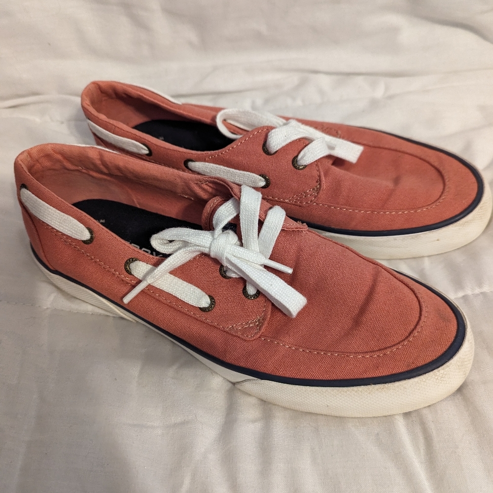 Woman's Sperry Top Sider With Memory Foam Boat Shoes Size 7.5